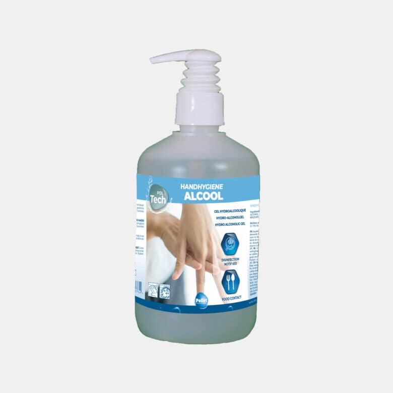 PolTech Handhygiène Alcool gel hydro alcoolique désinfectant