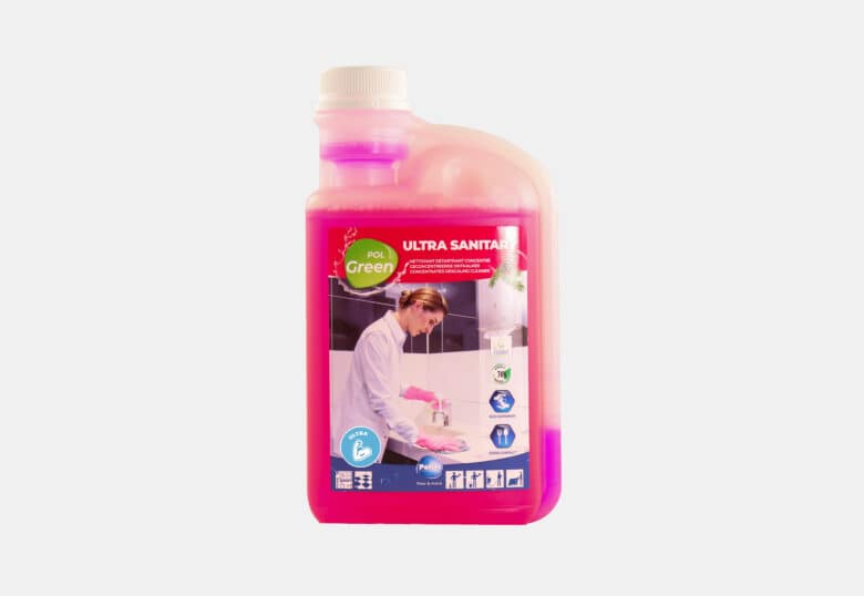 PolGreen Ultra sanitary nettoyant sanitaires écologique ultra concentré
